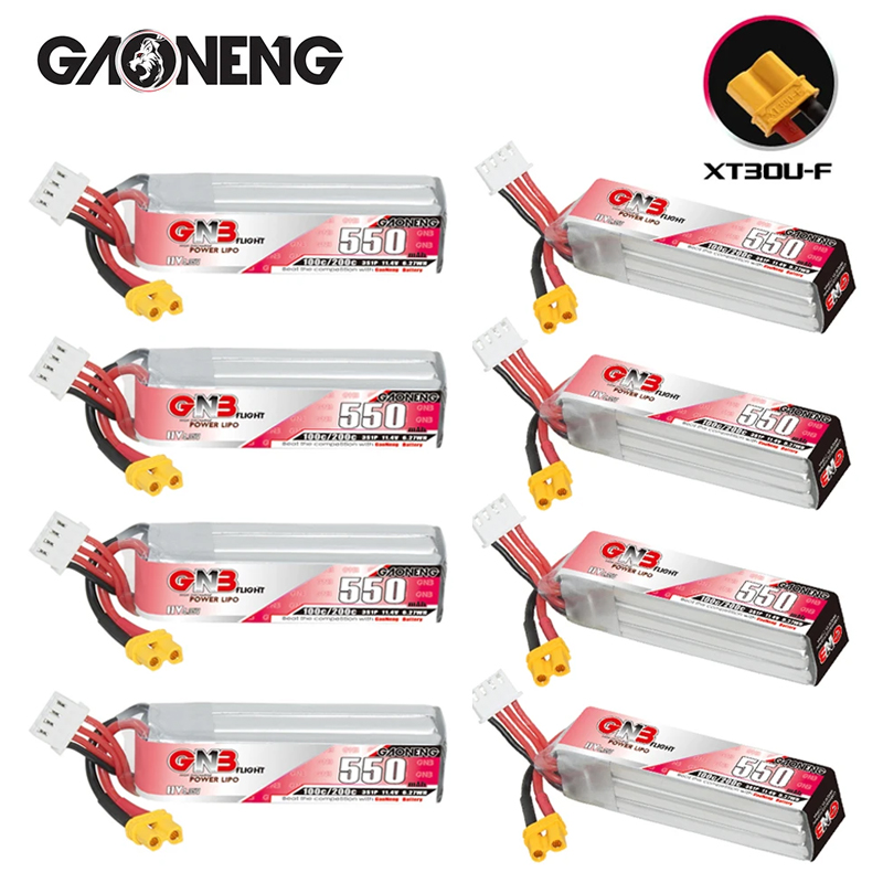 Drone Racing Battery - GNB HV 11.4V 550mAh 100C/200C batterie