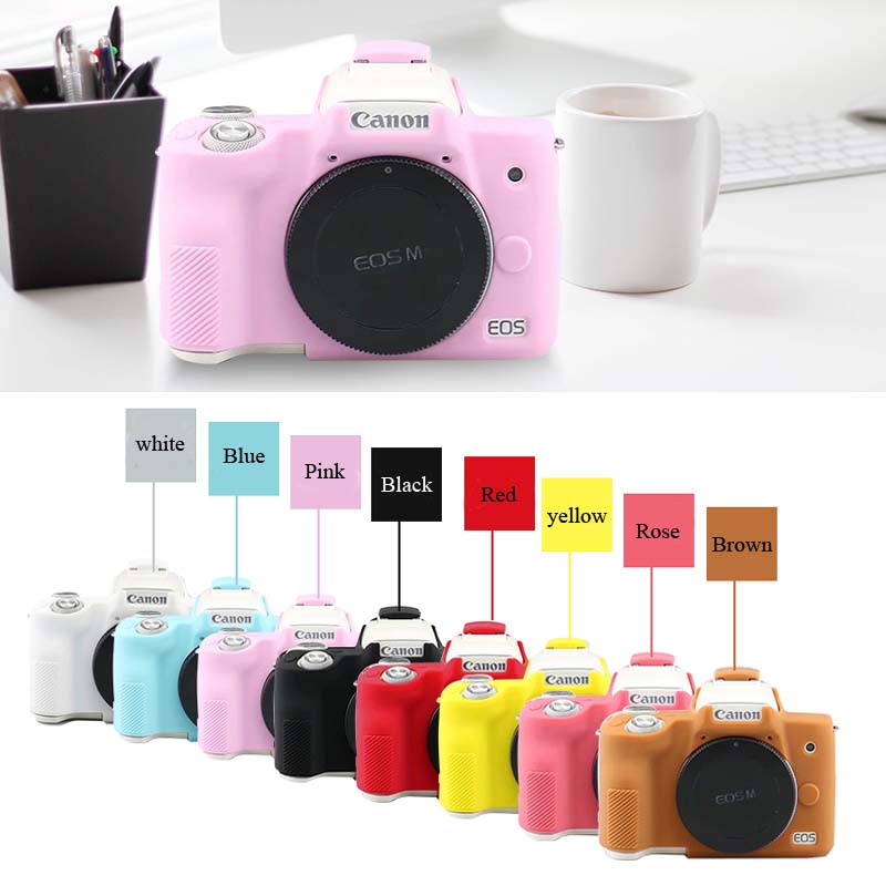 Canon Camera Eos M50 Mark Ii - Étui de protection en silicone souple