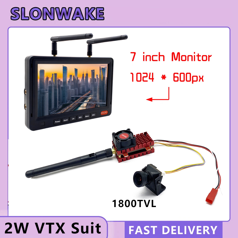 SLONWAKE 5.8G 2W VTX FPV 1800T - Drone Racing Camera avis et prix