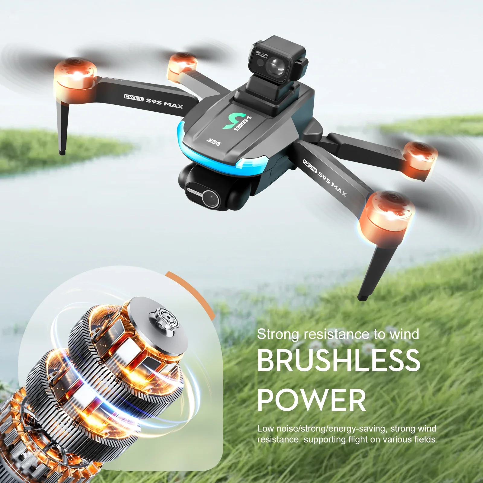 Nouveau S9S MAX MINI Drone 4K  - Drone Racing Camera avis et prix