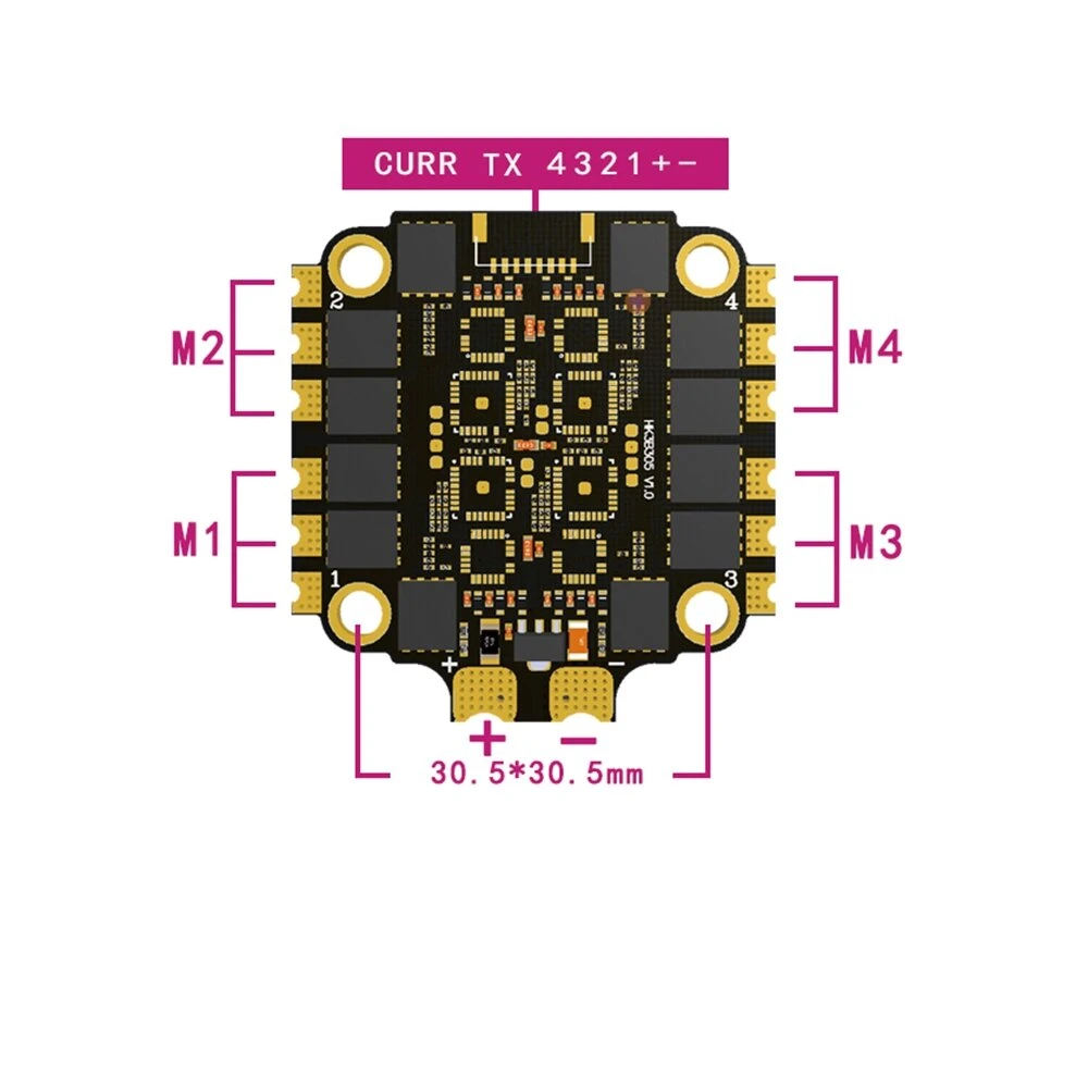 HAKRC 60A Blheli_32 2-6S 4 en  - Drone Racing Esc avis et prix