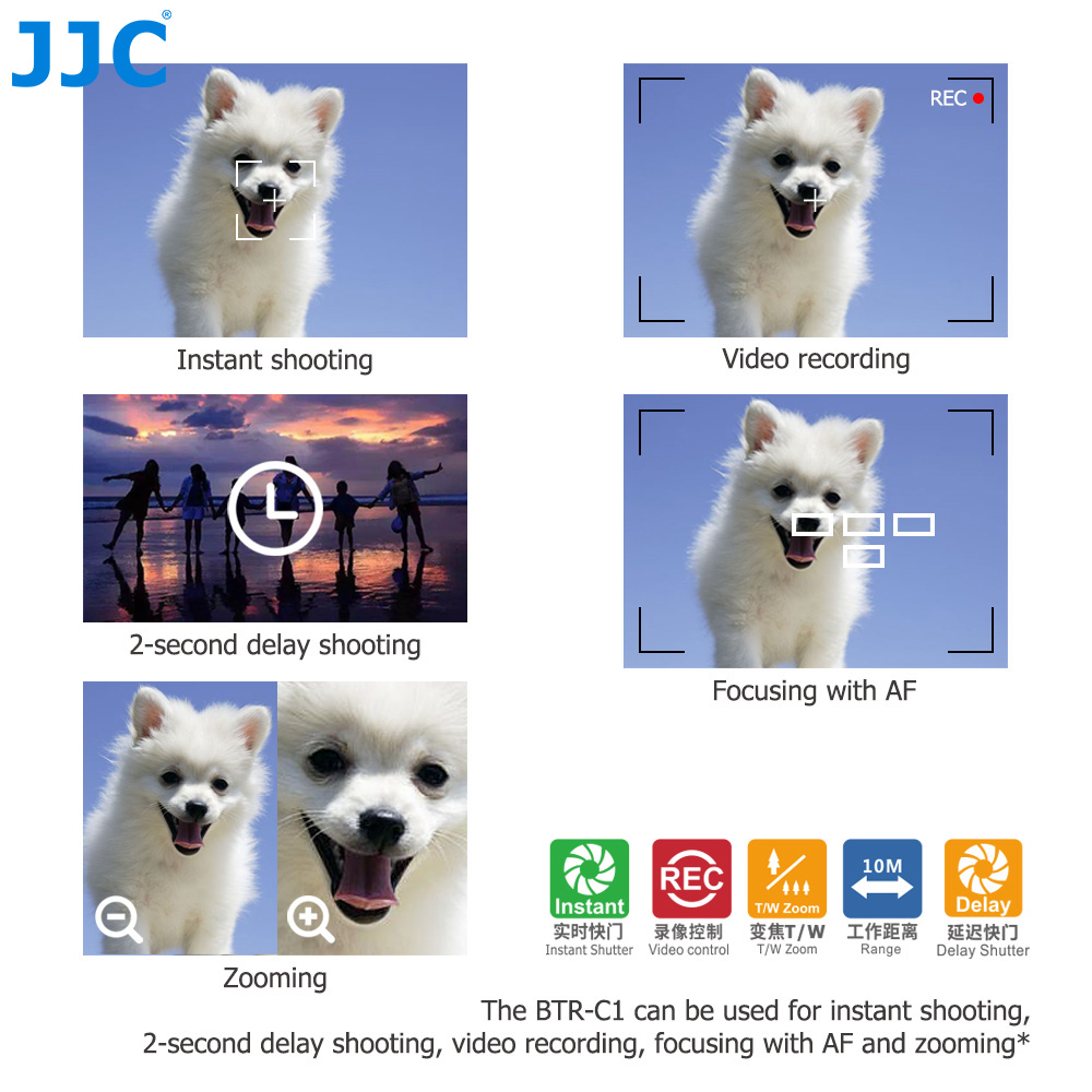 JJC BR-E1 télécommande Bluetoo - Canon Camera Eos M50 Mark Ii avis et prix