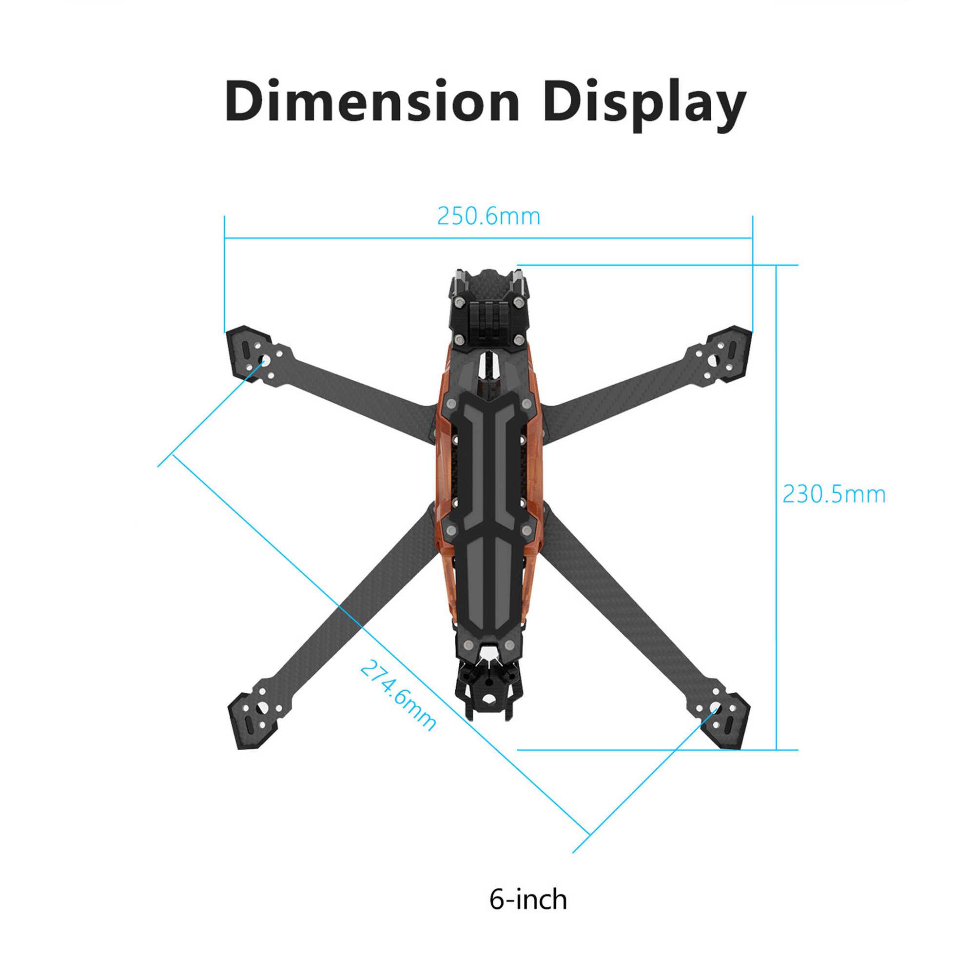 GEPRC GEP-Vapor-D5 D6 O4 Pro C - Drone Racing Frame avis et prix